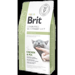 Brit Grain Free Veterinary Diets Cat Diabetes Kurczak