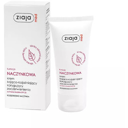 Ziaja Med Kuracja naczynkowa, krem kojąco-rozjaśniający korygujący zaczerwienienia
