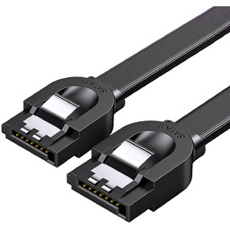 Kabel płaski SATA 1.0-3.0 do 5Gb czarny