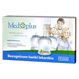 Med Plus Bańki bezogniowe lekarskie 12szt. + pompka
