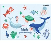 BLOK RYSUNKOWY A4 70g BIAŁY 20 KARTEK TOP