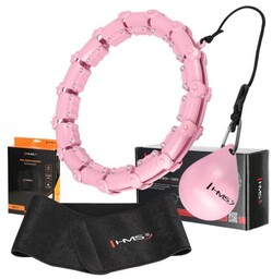 ZESTAW HULA HOP HHW02 LIGHT PINK Z WYPUSTKAMI