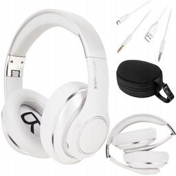 Słuchawki Bezprzewodowe Nauszne STREET3 Kabel Audio Praktyczne Etui