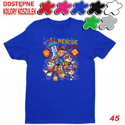 Dziecięca Koszulka Z Nadrukiem Psi Patrol Duży Wybór