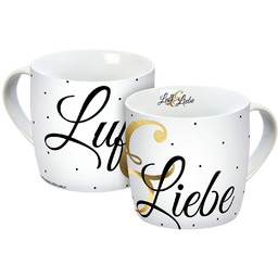 Filiżanka powietrze i miłość 300 ml prawdziwe złoto