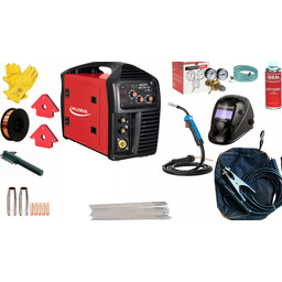 Spawarka Migomat MIDI Mig 220 Weldman Mig Zestaw