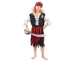 Kostium Pasiasta Piratka - 1 szt.