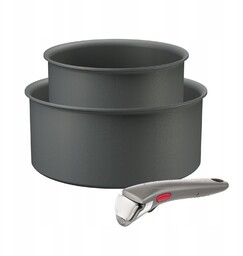 Zestaw garnków 16/20cm Tefal Halo Ingenio Indukcja tytanowa