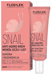 FLOSLEK Snail anti-aging krem do okolic oczu