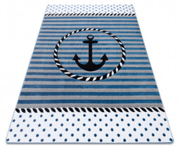 Dywan Petit Marine 140x190 Kotwica Morze niebieski