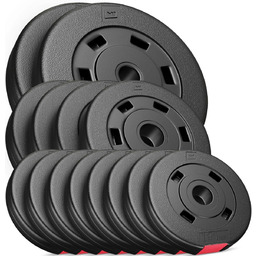 Zestaw obciążeń kompozytowych 30kg (2x5, 4x2.5, 8x1.25)