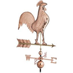 Relaxdays Kurek pogodowy, metal, wskaźnik kierunku wiatru