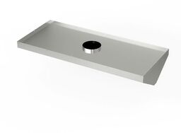 FORGAST Okap nierdzewny centralny 120x100 cm