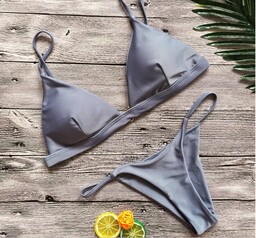 Bikini Brazylijskie Dwuczęściowy Strój Kąpielowy STRINGI - L