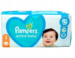 Pieluchy Pampers Active Baby 3 - 6-10Kg 54Szt