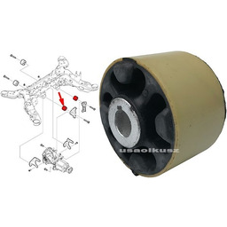 Tuleja mocowania tylnego mostu przednia Ford Fusion 2007-