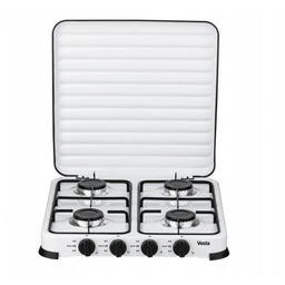 2x Kuchenka nastawna gazowa Vesta EGC02W Przenośna Biały