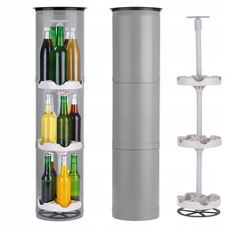 Barek ogrodowy stacjonarny tworzywo sztuczne Pojemna Lodówka