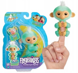 Fingerlings Interaktywna Małpka Ava Maskotka na palec Cobi
