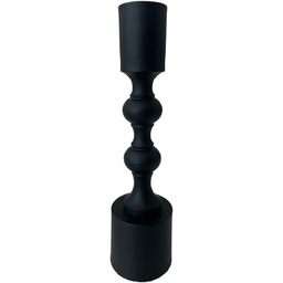 Świecznik ALU Podwójny N UD 45X160MM Czarny