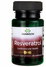 SWANSON Resveratrol - Resweratrol 50 mg (30 kaps.)