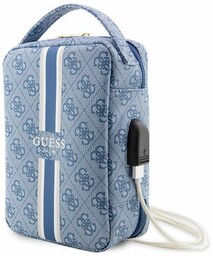 Guess Torba GUHBP4RPSB Organizer niebieski/blue 4G Printed Stripes