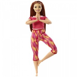 Barbie Lalka Made to Move Czerwone ubranko