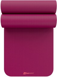 Mata fitness NBR 1cm - amarantowa - 190x60