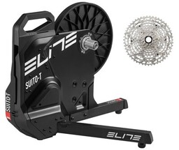 ELITE Trenażer rowerowy Suito-T + Kaseta zębatek SHIMANO