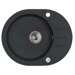 Alveus Roll 40 1214091 Granitowy Czarny Zlewozmywak prostokątny