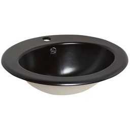 Umywalka KR-132 BLM wpuszczana czarny mat Kerra