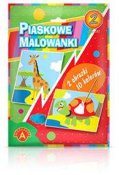 Piaskowe Malowanki - Żyrafa, Żółw