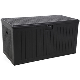 Skrzynia ogrodowa wzmocniona Gotland 567 l Black