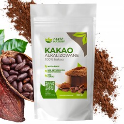 KAKAO NATURALNE CIEMNE Alkalizowane w Proszku 500g Mocne