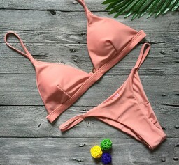 Bikini Brazylijskie Dwuczęściowy Strój Kąpielowy STRINGI - L