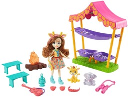Enchantimals, zestaw z lalką Biwak na Sawannie