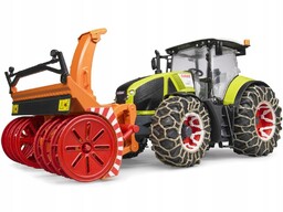 Bruder 03017 Traktor Claas z pługiem śnieżnym