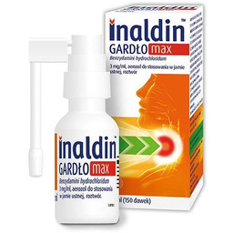 Inaldin Gardło Max 3mg/ml aerozol do jamy ustnej,