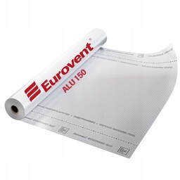 Folia Paroizolacyjna Aluminiowa Zbrojona Paroszczelna Eurovent 150g 15m²
