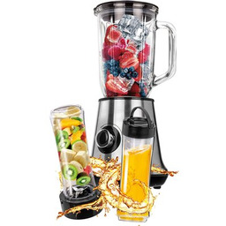 MPM Blender kielichowy MBL-15M Inox (Sportowy) + 2
