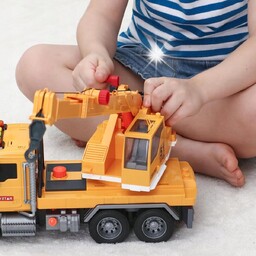 DUŻA CIĘŻARÓWKA DŹWIG AUTO SAMOCHÓD ZABAWKA POJAZD BUDOWALNY