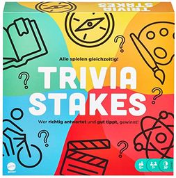 Mattel Games GYH87  Trivia Stakes, gra planszowa,