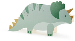 Zaproszenia urodzinowe Triceratops Dinozaury - 6 szt.