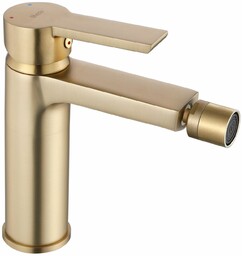Złota szczotkowana bateria bidetowa Argus Rea Gold Brush