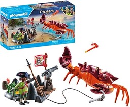 PLAYMOBIL Pirates 71532 Walka z ogromnym krabem, epicka