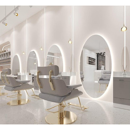 Konsola konsoleta fryzjerska barberska kosmetyczna lustro LED 150x90
