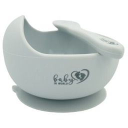 Baby in world Miseczka silikonowa z przyssawką