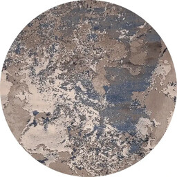 Dywan okrągły nowoczesny Dywilan Stylish 16/8780 l.grey/ blue