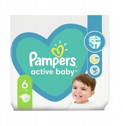 pampers pieluchy rozmair 6 13-18kg 32 sztuki