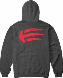 bluza męska ETNIES JOSLIN PO HOODIE Grey/Red